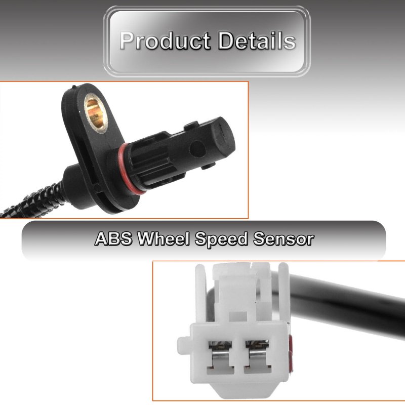 Abs Wheel Speed Sensor 59910-2h300 Rear Left Fit For Hyundai Elantra 2006-2011 2006 2007 2008 2009 2010 2011 Replace Oe Su10046