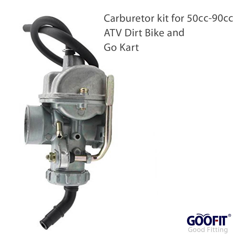 GOOFIT 16mm Carburetor with Air Filter Replacement For 50cc 70cc 90cc ATV Dirt Bike and Go Kart 