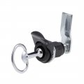 Uxcell Triangle Cam Lock 1-1 4 Cylinder Length Fits Up To 3 Thick Panel Black 2pcs