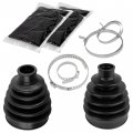 Caltric Front Inner And Outer Cv Axle Boots Compatible With Can-am Maverick 1000r 4x4 2013-2017