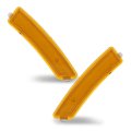 Pair Front Bumper Reflector Side Marker Light Lamp For Lincoln Mkz 2013-2016 Lh Driver Rh Passenger 2pcs Dp5z13a565f 