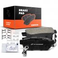 A-premium Rear Ceramic Disc Brake Pads Set Compatible With Select Honda And Acura Models Civic 1999-2001 Del Sol 1993-1997