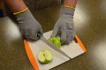 West Chester 800-aa Heavy Split Cowhide Gloves A Pack Of 12 Gray White Medium Leather Palm 