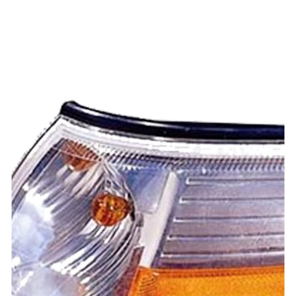 Side Marker Light For Mercury Grand Marquis 2003 2004 2005 Front Driver Amber Clear Lens With Chrome Bezel Part Fo2520171