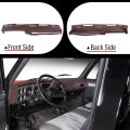 Dashboard Dash Cover Red Fit For 1981 1982 1983 1984 1985 1986 1987 Chevy Gmc Full Size Pickup Chevy Suv 1981-1987 1988 1989