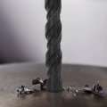 Uxcell Masonry Drill Bit Carbide Tip Spiral Rotary Tool 6mm Cutting Dia Black 2 Pcs