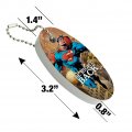 Graphics More Superman Be Right Back Floating Keychain Oval Foam Fishing Boat Buoy Key Float
