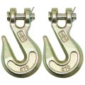 Boxer 2 Pack 3 8a Grade 70 Forged Clevis Grab Hook 30 000 Lbs Breaking Strength Chain Hooks For Trailers Towing Wrecker Tow 