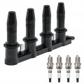 Oyeauto Iridium Spark Plug Ignition Coil Pack Uf620 C1646 For Chevy Cruze Aveo 5 Aveo5 Sonic Pontiac G3 6l 1 8l L4 