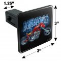 American Horsepower Biker Motorcycle Chopper Tow Trailer Hitch Cover Plug Insert