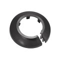 Pipe Cover Decoration 34mm Pp Plastic Escutcheon Water Drain Line Black 10pcs 