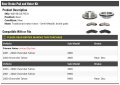 Rear Semi-metallic Brake Pad And Rotor Kit Compatible With 2000-2006 Chevy Tahoe