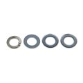 Alignment Cam Bolt Set For 2011 2019 Ford Explorer Camber Adjustment Hexagonal Head Silver 3 15 In Length Front Position