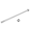 Pro Bat 12mm Rear Axle Spindle 255mm Nut Fit Pit Dirt Bike 50cc 70cc 90cc 110cc 125cc