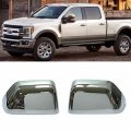 Perfectech Super Duty Chrome Plated Mirror Covers Ultra Durable Top Half For 2017-2020 Ford F250 F350i 2 Pcsi 