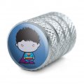 Superman Bizarro Cute Chibi Character Tire Rim Wheel Aluminum Valve Stem Caps