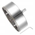 Uxcell Diamond Drill Bit 110mm Glass Hole Saw Core With Spotting For Ceramics Porcelain Tile Bottles Pots Brick