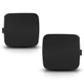 Front Bumper Tow Hook Cover Cap 2pcs For Toyota Rav4 2009-2012 532860r020 532850r020 Black 