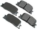 Act885 Proact Ultr Ceramic Disc Brake Pad Kit Grey 