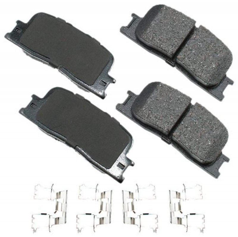Act885 Proact Ultr Ceramic Disc Brake Pad Kit Grey