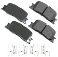 Act885 Proact Ultr Ceramic Disc Brake Pad Kit Grey