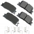 Act885 Proact Ultr Ceramic Disc Brake Pad Kit Grey