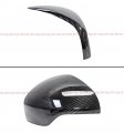 Full Dry Real Carbon Fiber Add-on Side View Mirror Covers Caps Overlays Compatible For 2022 2023 2024 Subaru Wrx Vb