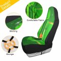 Yettasbin St Patrick S Day Shamrock Front Car Seat Cover Non-slip Stain Water Resistant Breathable Protector Universal Fits Suv