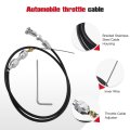 36 In Throttle Cable For Chevrolet Ls1 Engine 4 8l 5 3l 7l 6 0l 1997 2007 Black Stainless Steel Adjustable Accelerator