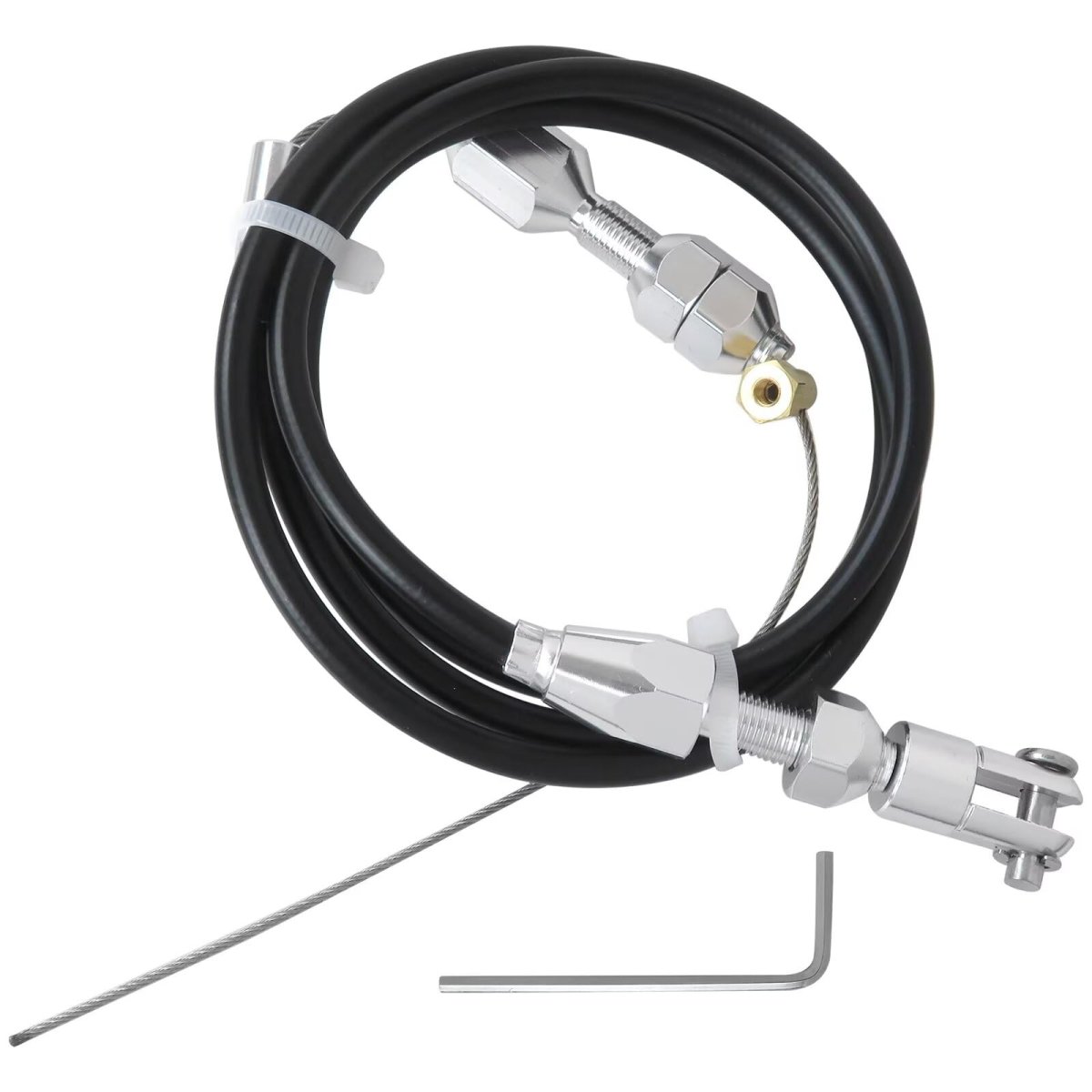 36 In Throttle Cable For Chevrolet Ls1 Engine 4 8l 5 3l 7l 6 0l 1997 2007 Black Stainless Steel Adjustable Accelerator