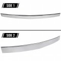 Ecotric Hood Molding Trim Compatible With 2007-2014 Cadillac Escalade Replacement For Gm1235107 15907251 Moulding Chrome
