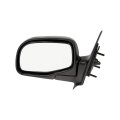 Door Mirror For Ford Ranger 1998 1999 2000 2001 2002 Driver Side Black Plastic Housing Manual Adjustment Rectangular Glass 