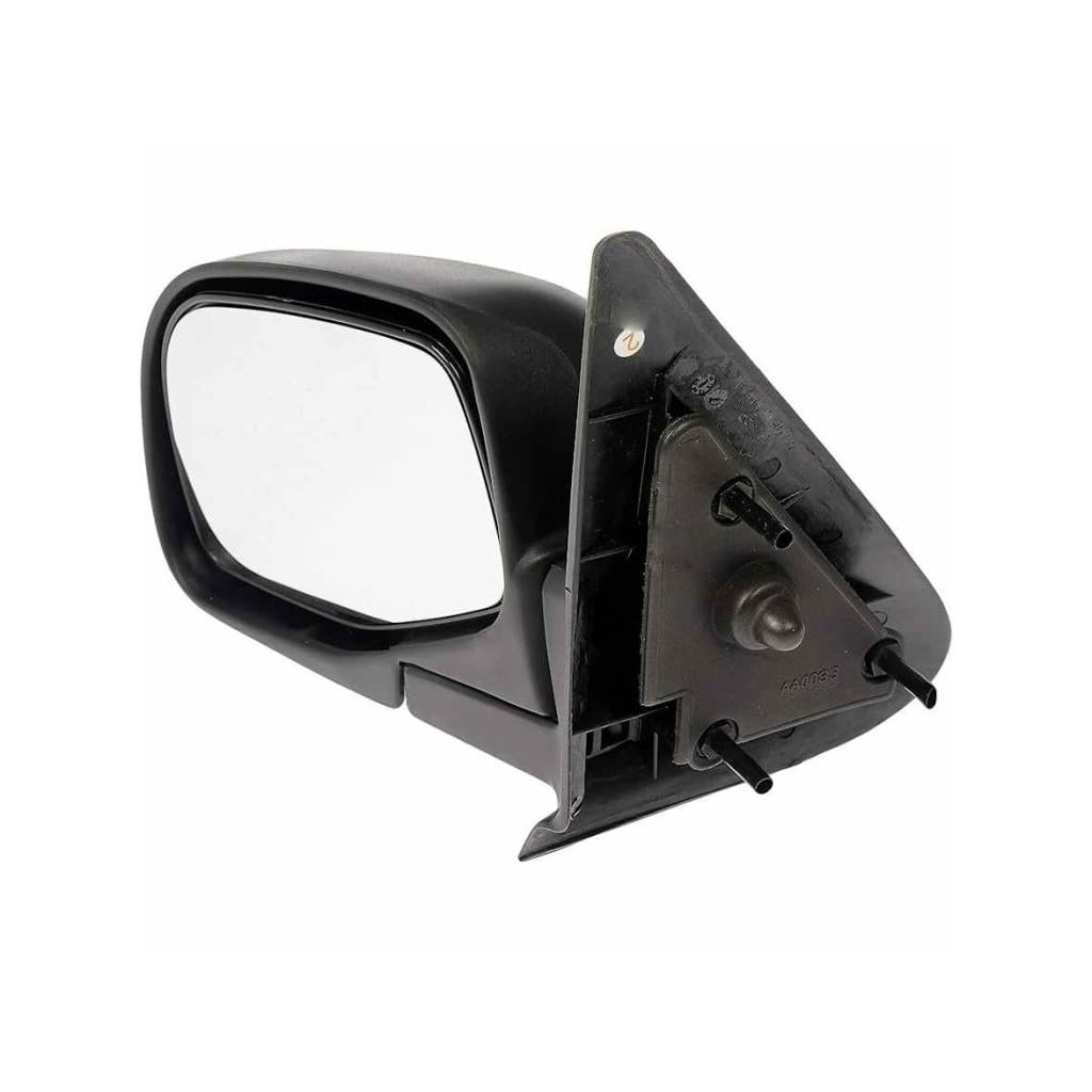 Door Mirror For Ford Ranger 1998 1999 2000 2001 2002 Driver Side Black Plastic Housing Manual Adjustment Rectangular Glass
