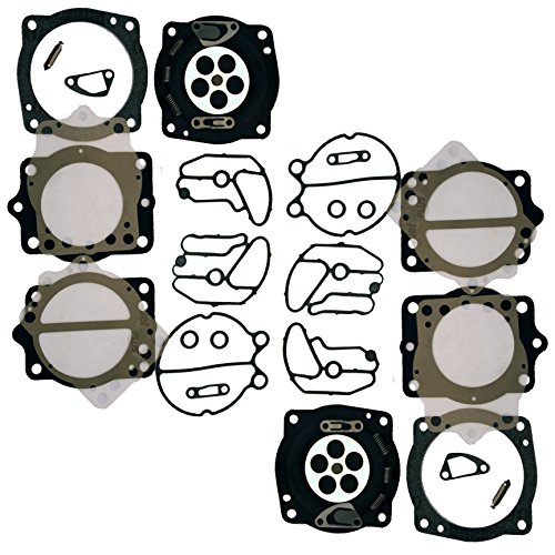 2 Pack Venom Premium Carb Carburetor Kit For Keihin For Kawasaki Fits Many 650 750 900 1100 Polaris 700 1050 1200 Watercraft