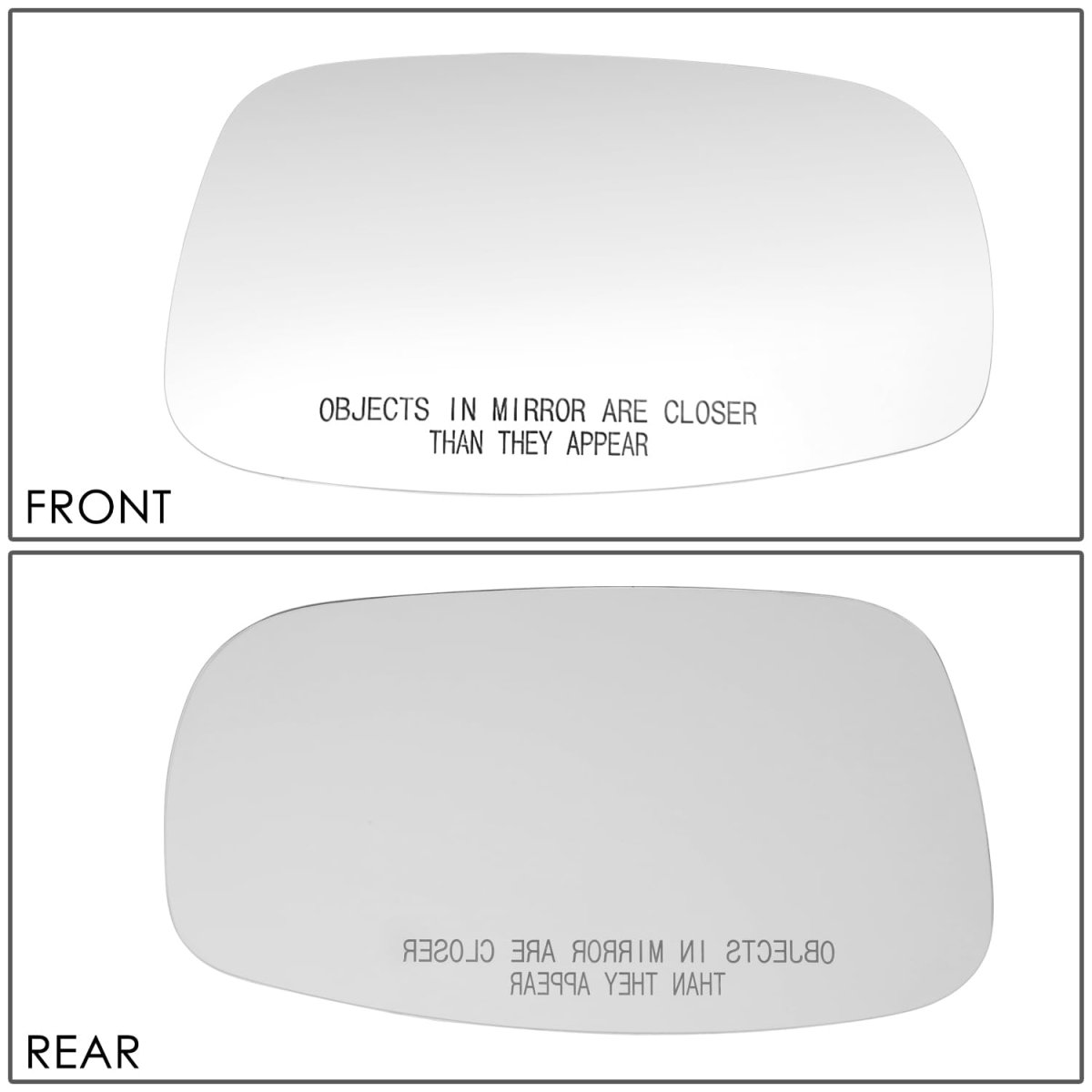Side View Mirror Glass Replacement For Mazda B2300 B3000 B4000 94-97 Passenger Right Reflective With Double Sided Tape Part