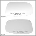 Side View Mirror Glass Replacement For Mazda B2300 B3000 B4000 94-97 Passenger Right Reflective With Double Sided Tape Part