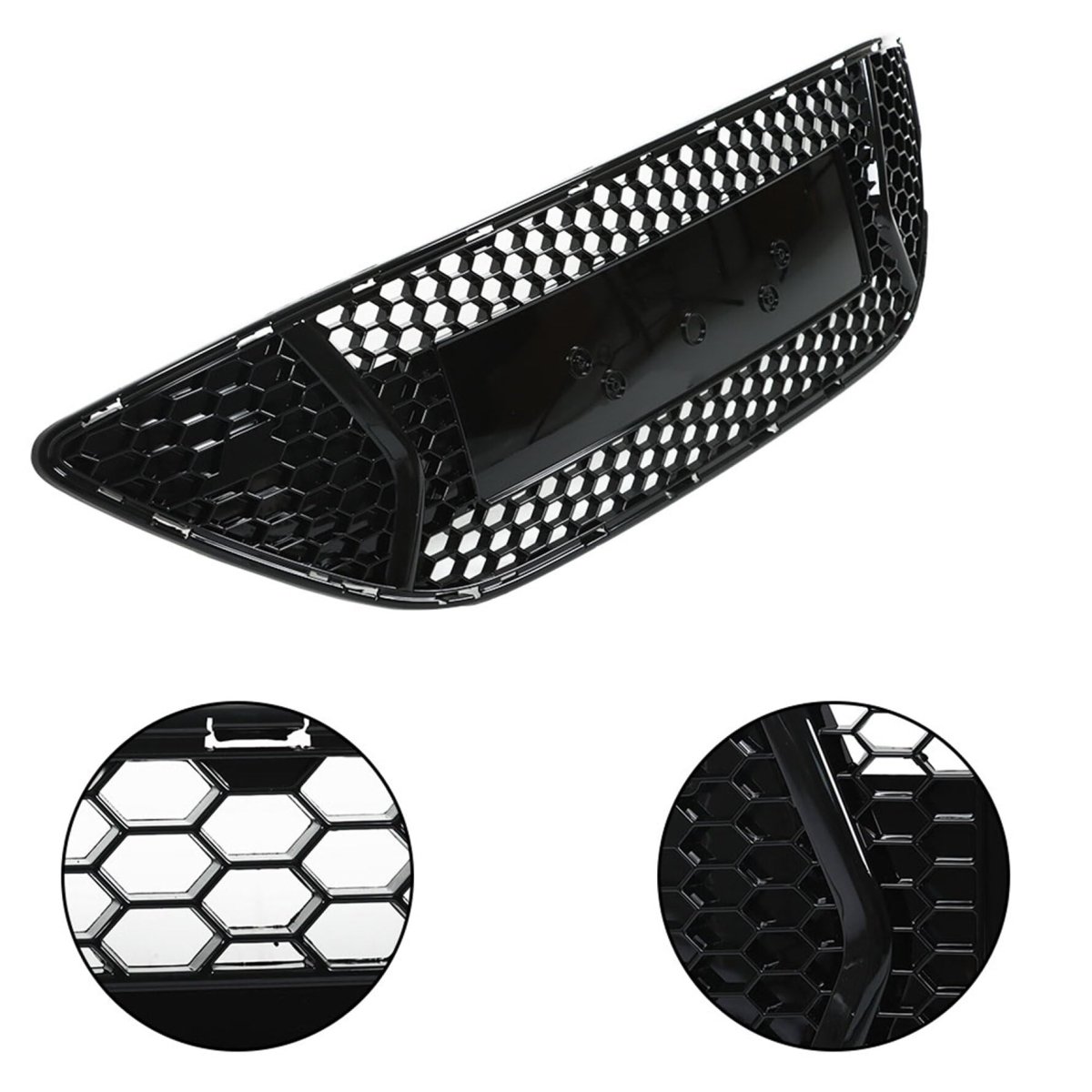 Front Bumper Center Grille Radiator Hood Insert Replacement For 2013-2014 Focus St