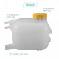 X Autohaux Coolant Radiator Recovery Expansion Reservoir Tank White Yellow For Vauxhall Astra H Mk5 2004-2014