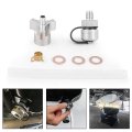 M12 5 Quick Twist Oil Drain Valve Stainless W Drain Hose Attachment No Mess 1 Set 