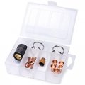 Eastwood Trafimet Versa-cut 60 Plasma Cutter Consumable Kit Replacement Nozzle Electrode Wire Guides Air Deffusor 