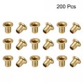 Uxcell Hollow Rivet 3mm X 4mm Through Hole Copper Rivets Grommets Double-sided Circuit Board Pcb 200pcs