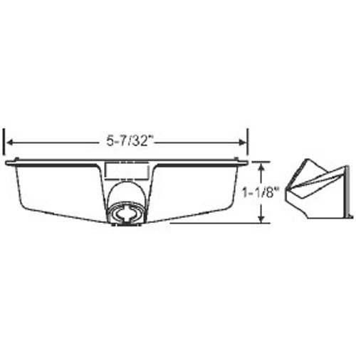Window Operator Cover Plastic Cocoa Brown