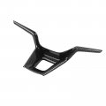 Linskip Steering Wheel Trim For Jeep Grand Cherokee 2021 2022 2023 2024 Cover Interior Accessories Carbon Fiber Black 