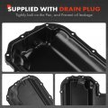 A-premium Lower Engine Oil Pan Sump With Drain Plug Compatible Mercedes-benz C280 2006-2007 E280 2007-2007 E300 2008-2009 20