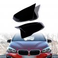 Pair Glossy Black Rearview Side Mirror Cover Housing Replacement For 2019-2021 Toyota Supra 2017-2020 Bmw 1-series F52
