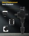 Fits 1997-2001 For Infiniti Q45 4 1l V8 Ignition Coil And Spark Plugs 3 Pins Uf2 8 Coils With 8 Iridium Packs