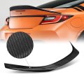 T-style Rear Car Trunk Lid Spoiler Wing Compatible With Toyota Gr86 Subaru Brz 2022-2023 Glossy Black Carbon Fiber