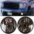 Hecasa Fog Lights For 2007-2013 Gmc Sierra 1500 2007-2014 2500 3500 Replace 25831948 25831949 Gm2592161 Gm2593161 Bumper Lamps 