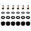 6pcs Fuel Injector Service Repair Kit O-rings Filters Seals Pintle Caps V6 For 2000-2003 Chevrolet Venture Value Mini Passenger