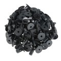 100 Pcs Car Fastener Clips Inner Rivets 8x8 2mm For Corolla Avalon 4runner Highlander Tacoma 2000 To 2020 Black Nylon Bumper 